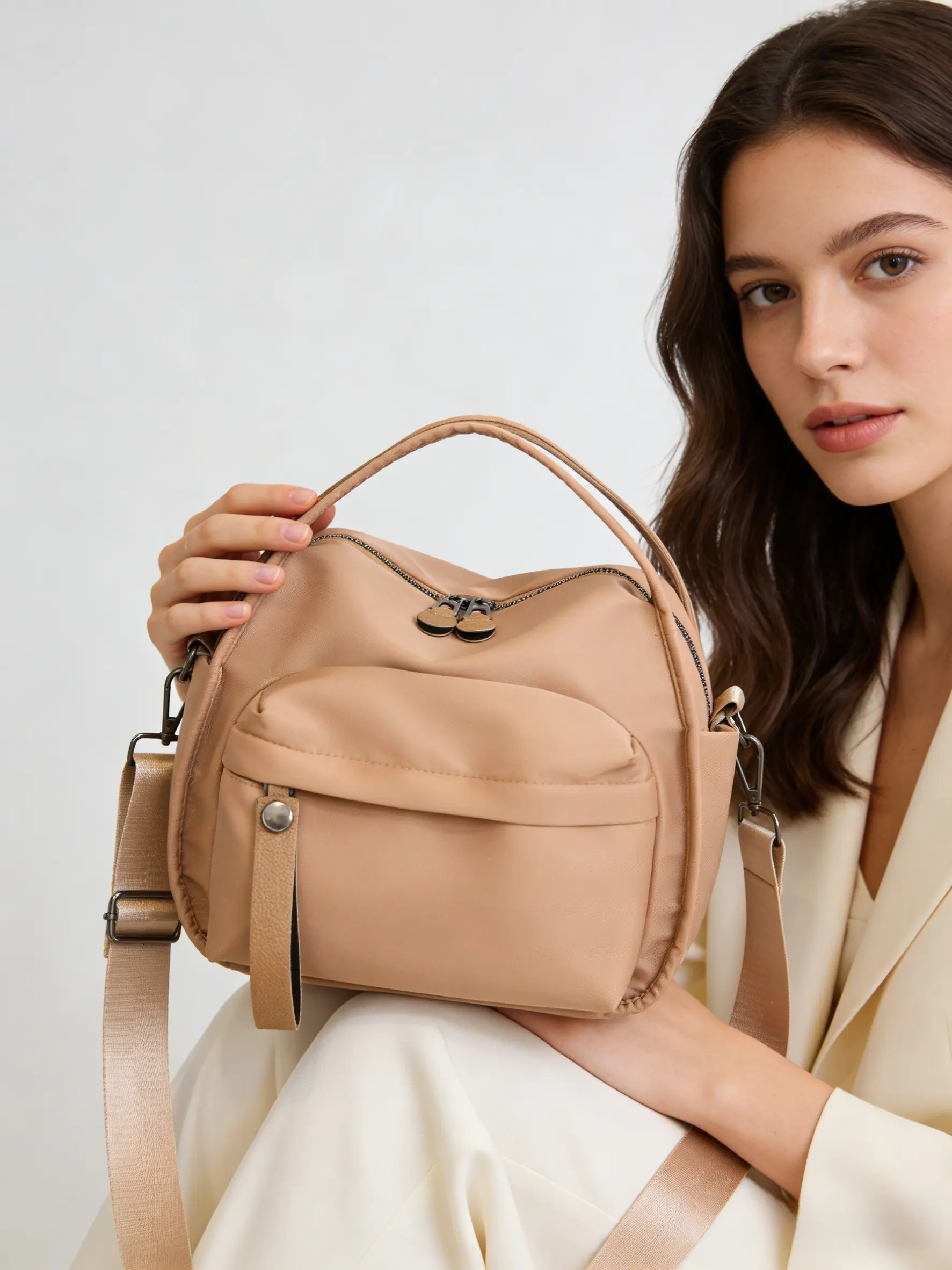 Women's Multi-Functional Handbag, Wear-Resistant Fabric Shoulder Crossbody Bag, Stylish and Durable Design, Flap Pocket Design, Fashionable Versatile Purse, Crossbody Shoulder Purses, Fashionable Bags