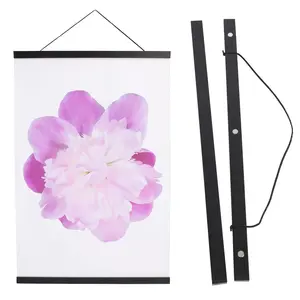 Magnetic Poster Hanger Frame for 20x24 20x28 20x30, Wood Picture Frames, Wall Art for Movie Music Posters, Living Room Decor