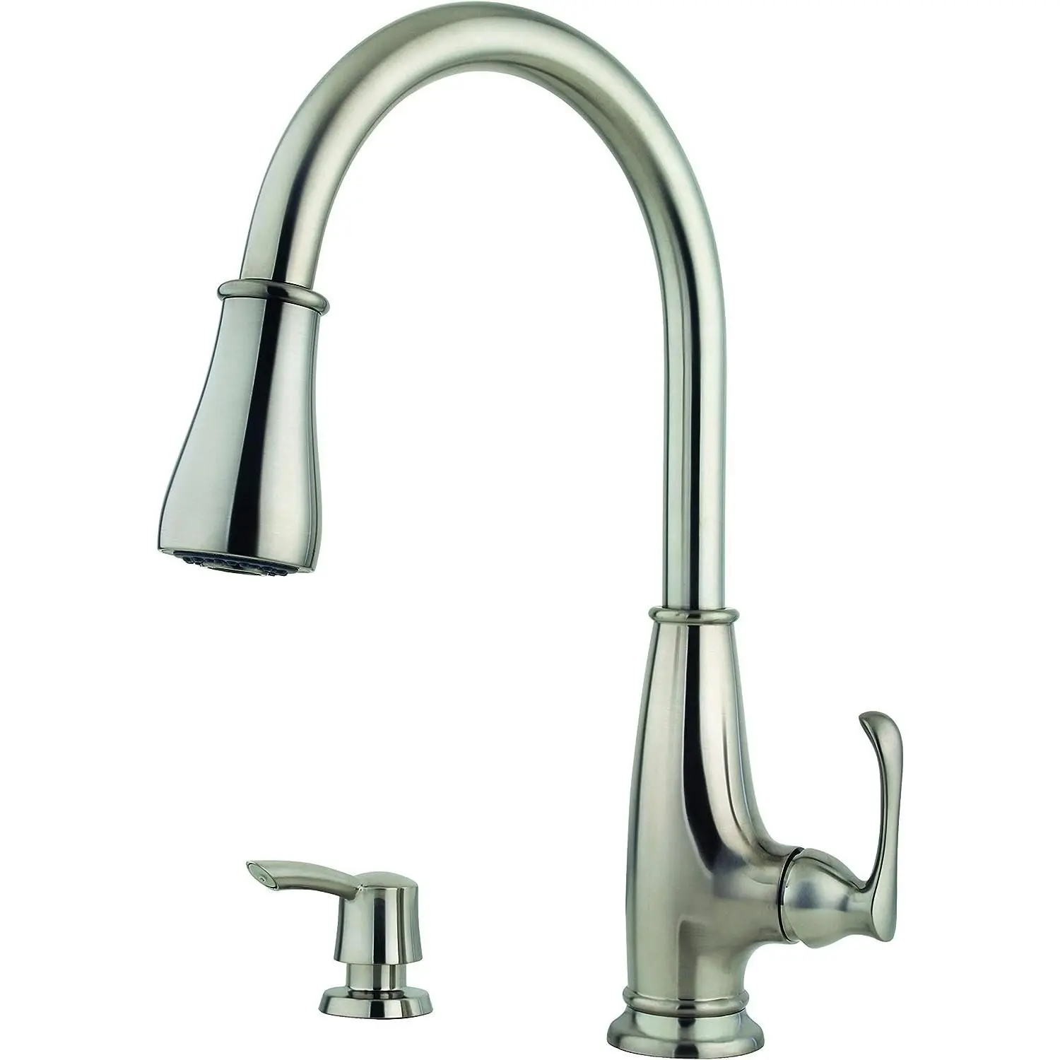 Pfister Ainsley 1-Handle Pull-Down Kitchen Faucet with Soap Dispenser
