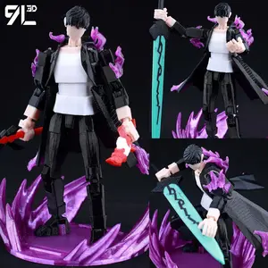 9L 3D Printed Solo Leveling Sung Jin-Woo Lucky T13 Dummy 13 Movable Shapeshift Action Figures Mannequin Toys For Fans Gifts