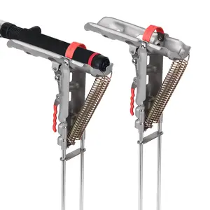 1-pack Automatic Spring Fishing Rod Holders for Ground 4 Level Adjustable High Sensitivity All Metal Fishing Pole Holders for Bank Fishing Perfect Gift for Dad Husband or Boyfriend