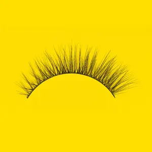 Boldface Makeup Bright Eyed Eyelashes- Multi-layered mink-like 3D design, 9mm inner length, 12mm Center Length, 14mm Outer Length, 33mm Band