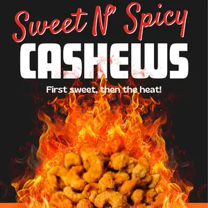 Sweet and Spicy Cashews