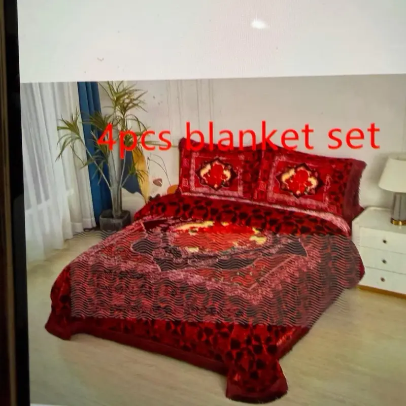 Cozy 2B2P Set – 2 Blankets & 2 Pillows