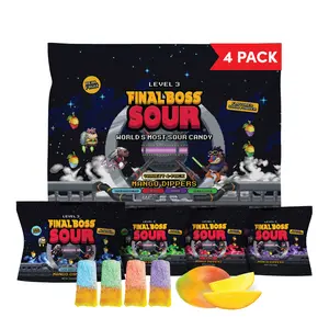 Final Boss Sour - Mango Dippers | Real Fruit, Extreme Sour | Variety Pack & Singles Final Boss Sour - Mango Dippers | Real Fruit, Extreme Sour | Variety Pack & Singles