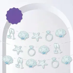 Coastal Beach Party Banner Set, Last Toast on the Coast Decor, Perfect for Summer Bachelorette Parties, Stylish Outdoor Event Decoration