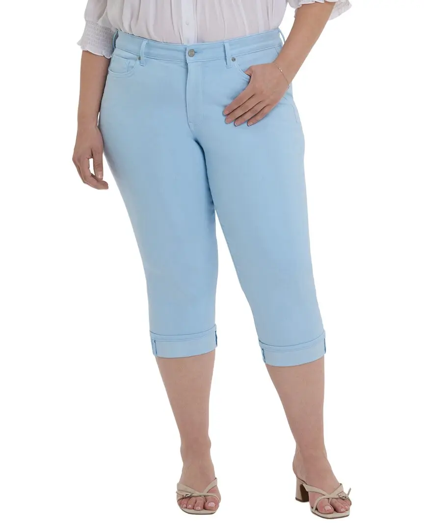 NYDJ Plus Marilyn Aquatic Crop Jean