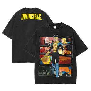 Invincible War Tshirt, Markgrayson Comics Tshirt, TV Show Comics Shirt Menswear Top Vintage T-Shirts, Trending Comic