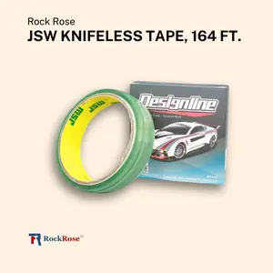 JSW Knifeless Vinyl Cutting Tape, 164 FT - Safe and Efficient Tool for Car Graphic Design