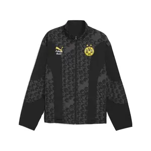 PUMA Mens X Kidsuper Borussia Dortmund Reversible Jacket Athletic Outerwear Casual - Black