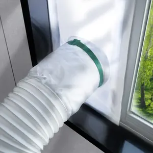 Portable Air Conditioner Window Kit, Window Vent Seal Kit for Portable Air Conditioner Dryer, 2026 Upgraded Sealing Waterproof Easy to Install, 10x40-64 inches Length Adjustable