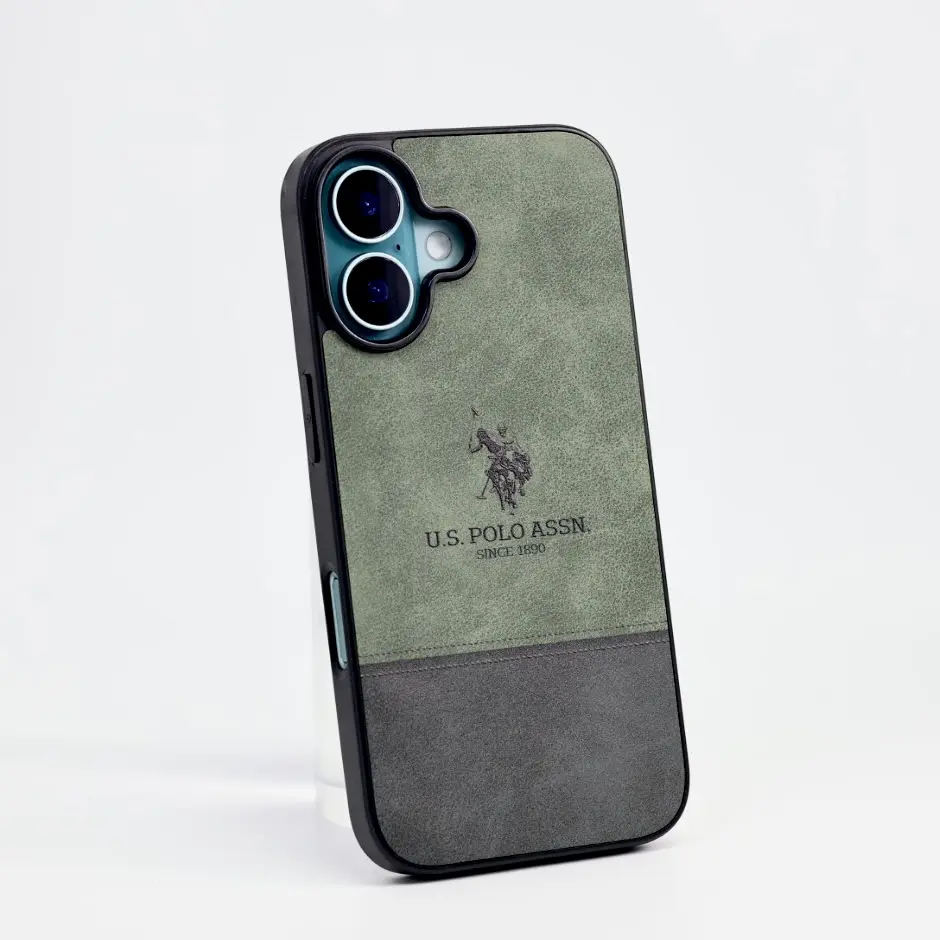 Premium synthetic leather case for iPhone 13-17 series including Pro Pro Max Air Plus models | Anti-slip and fingerprint-resistant | Stylish design with lanyard hole | Available in multiple colors, Shell, Casing Durable Protective, Cover, Accessories, Ant