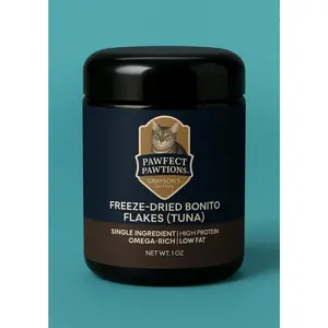 Pawfect Pawtions Freeze-Dried Bonito Flakes (Tuna) (1 oz jar)