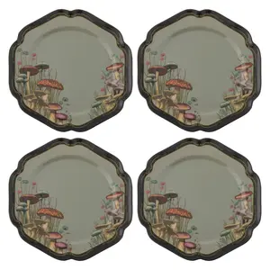 Midnight Meadow Melamine Salad Plates