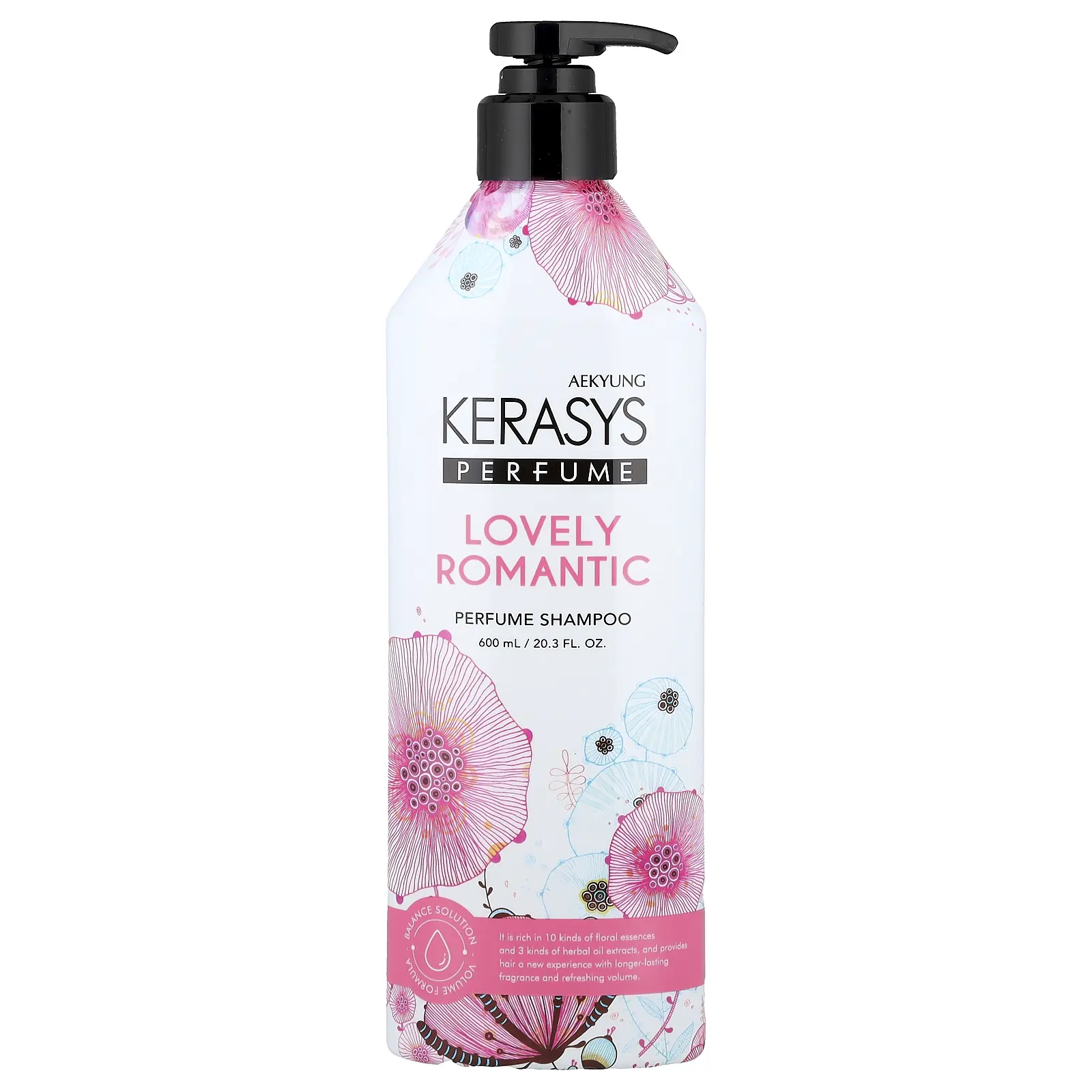 Kerasys Lovely Romantic Perfume Shampoo, 20.3 fl oz (600 ml) Kerasys Lovely Romantic Perfume Shampoo, 20.3 fl oz (600 ml)