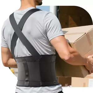 Adjustable work back support, back support benefits belt for [including shipping] men and women, back support with suspenders for moving, construction, warehouse heavy lifting, and other activities