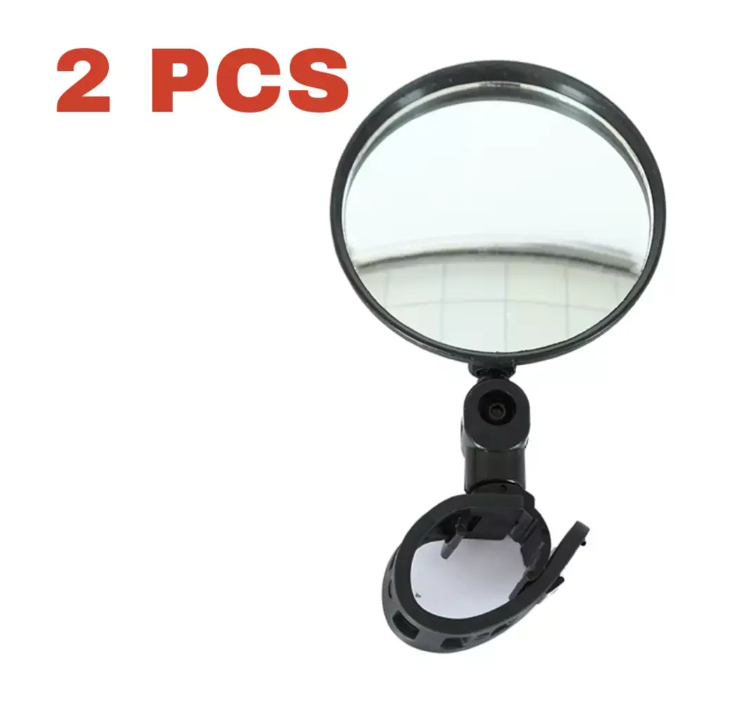 2 PC Bike Rearview Mirror, Handlebar Mirros, Bicycle Mirror Adjustable Both Side