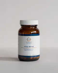 Vital Biome - Probiotic Blend with Prebiotics & Enzymes for Gut Health Support - 60 Capsules