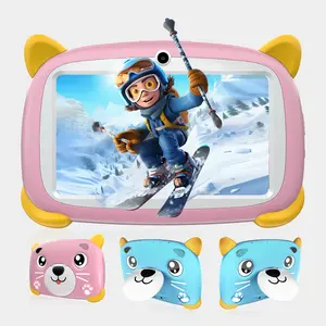 U7 Kids Tablet, 7 inch Android Tablet for Kids, 4+32GB ROMToddlers Pad,3400mAh Battery, Parental Control, Dual Camera, Shockproof Case, Educational, Games Bluetooth/WiFi