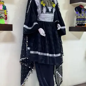 short black Afghani outfit