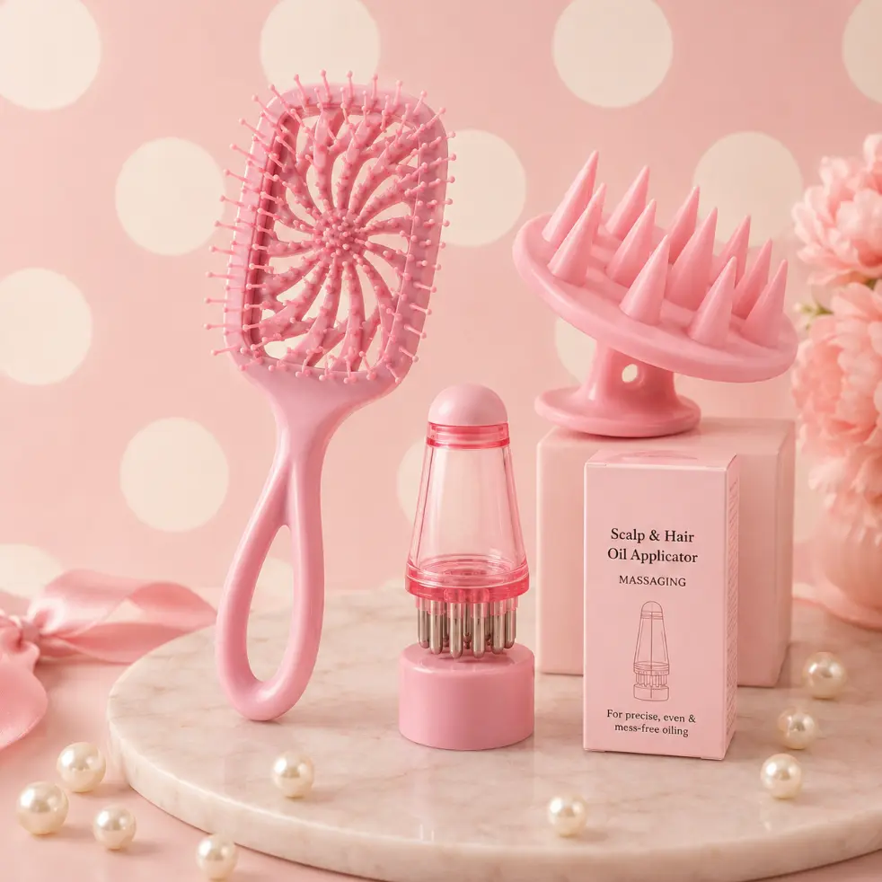 Scalp Care Trio in Pink