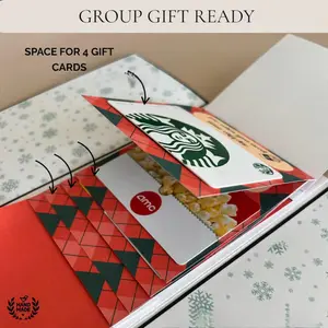 Christmas Gift Card Holder Book