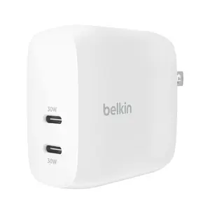Belkin BoostCharge Pro Dual USB-C Charger with PPS 60W