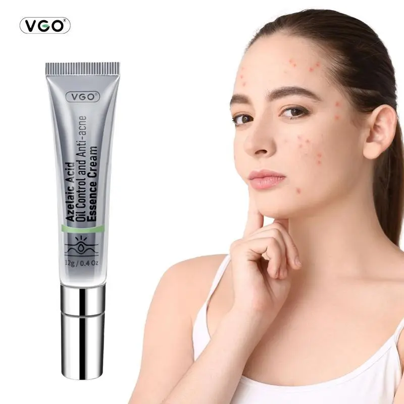 VGO Acne Removal Cream Azelaic Acid  Salicylic Pore Skin Repair Comfort Retinol Moisturize skincare  Essence Control ScarKit Cleanser Skincare  Relief  with Salicylic care set,relief acne spot Reduce acne marks Sensitive Sunscreen elf halo glow acne