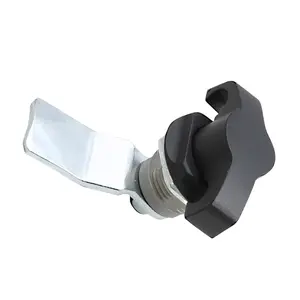 Zinc Alloy Tongue Lock Industrial Automation Machinery Equipment Electrical Chassis Cabinet Door Handle Lock Modern And Simple