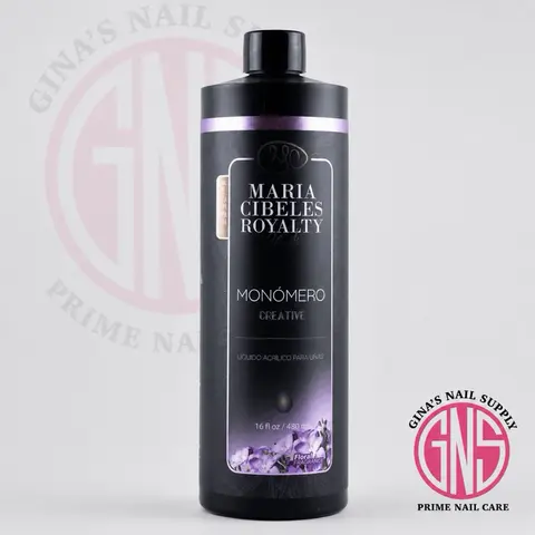 MC Nails Royalty Monomer 16oz x Maria Cibeles Royalty for Acrylic Nail Application