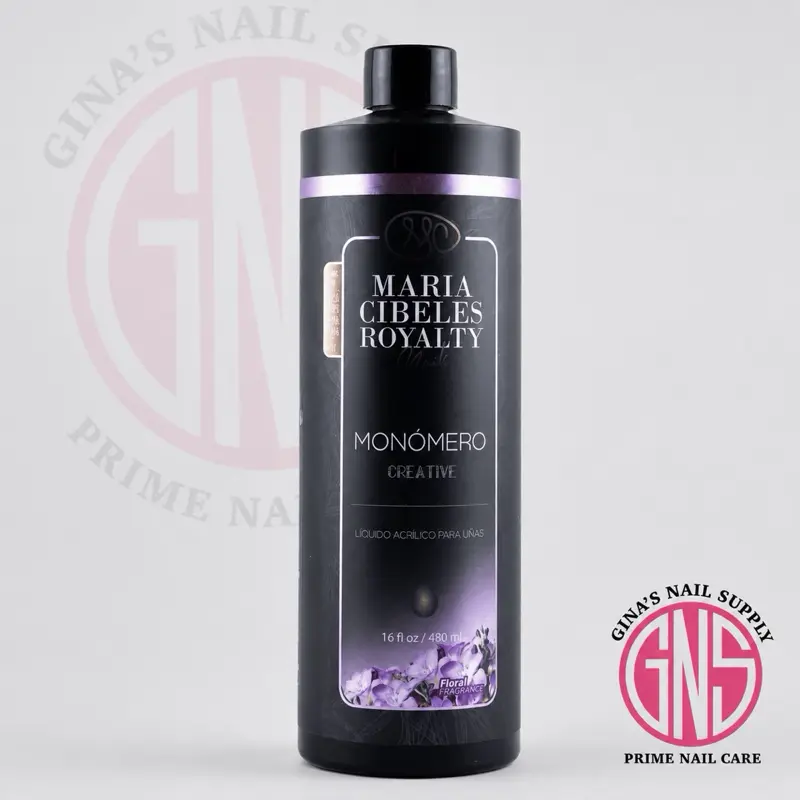 MC Nails Royalty Monomer 16oz x Maria Cibeles Royalty for Acrylic Nail Application
