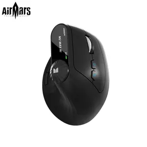 Monster AI M2 MAX Ergonomic Wireless Mouse 57° Vertical Design 2.4G Bluetooth 5.2 Long Battery Life AI Copilot Voice Typing for Laptops & Desktops
