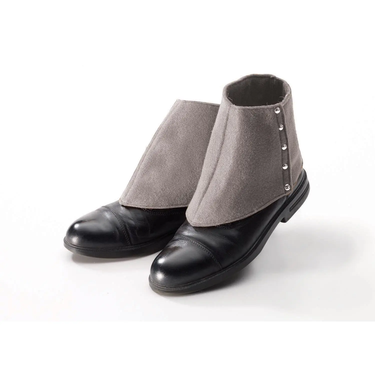 Gangster Halloween Costume Spats Grey