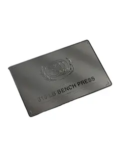 315 LB Bench Press Verification Card - Engraved & Serialized with Protective Case - Verified Lift Registry Certified