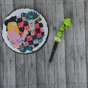 Mike Pen  - Stylish Beadable Design for Monsters Inc. Fans - Perfect for Kids & Adults - A Fun Writing Tool & Creative Gift