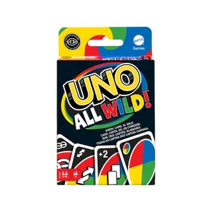 Mattel Games UNO All Wild Card Game with 112 Cards, Gift for Kid, Family & Adult Game Night for Players 7 Years & Older