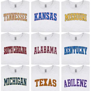 Vintage Varsity College T-Shirt, Football Graphic Tee, Unisex Casual Fan Shirt, Sports Game Day Top
