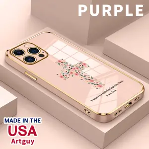 Case for iPhone 16 Pro Max 15 Plus 14 13 12 11 XS XR Floral Cross Anti-Scratch Shockproof Soft Silicone Protective Cover