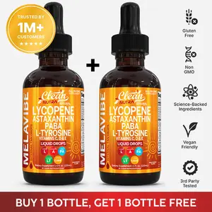 Clean Nutra BOGO | Lycopene, Astaxanthin, PABA & L-Tyrosine for Skin & Complexion Support - Melavibe