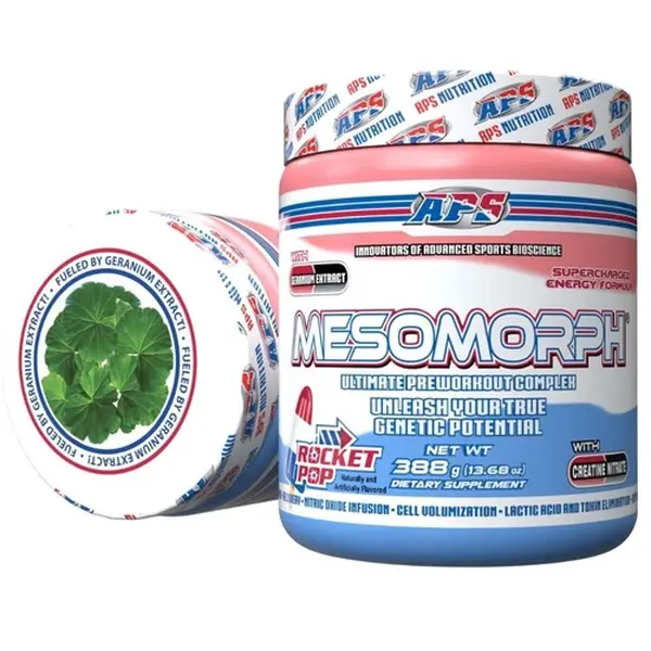 APS Nutrition Mesomorph Pre-Workout Powder - Muscle-Boosting Dietary Fitness Supplement, Edible Strength Support for Bodybuilding (25 Servings)