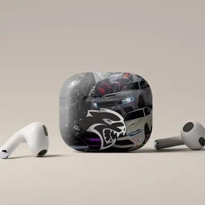 Airpods Caseairpods Airpods With Motorcycle Helmet Charging Case