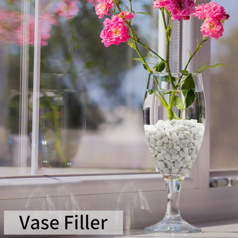 Natural Polished Pebbles 0.8-1.2cm, Mini Fish Tank Gravel, Succulent Cover Stone, Micro Landscape Decor, Vase Landscaping, Ecological Aquarium