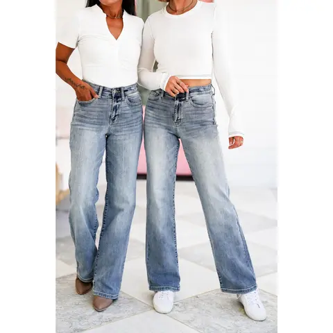 Judy Blue Total Obsession High Rise Straight Leg Jeans