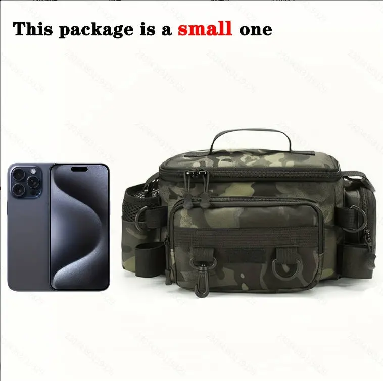 1PC Multifunctional Fishing Waist Bag – Waterproof Lure Storage, Crossbody Shoulder Pack for Tackle, Outdoor Hunting & Travel Accessories