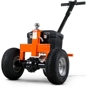 SuperHandy Trailer Dolly Electric Power 2800LBS Max Trailer Weight, 450LBS Max Tongue Weight, DC 24V 500W 24V 7Ah Powered Heavy Duty Commercial Jack Lever 2" Ball Mount Included