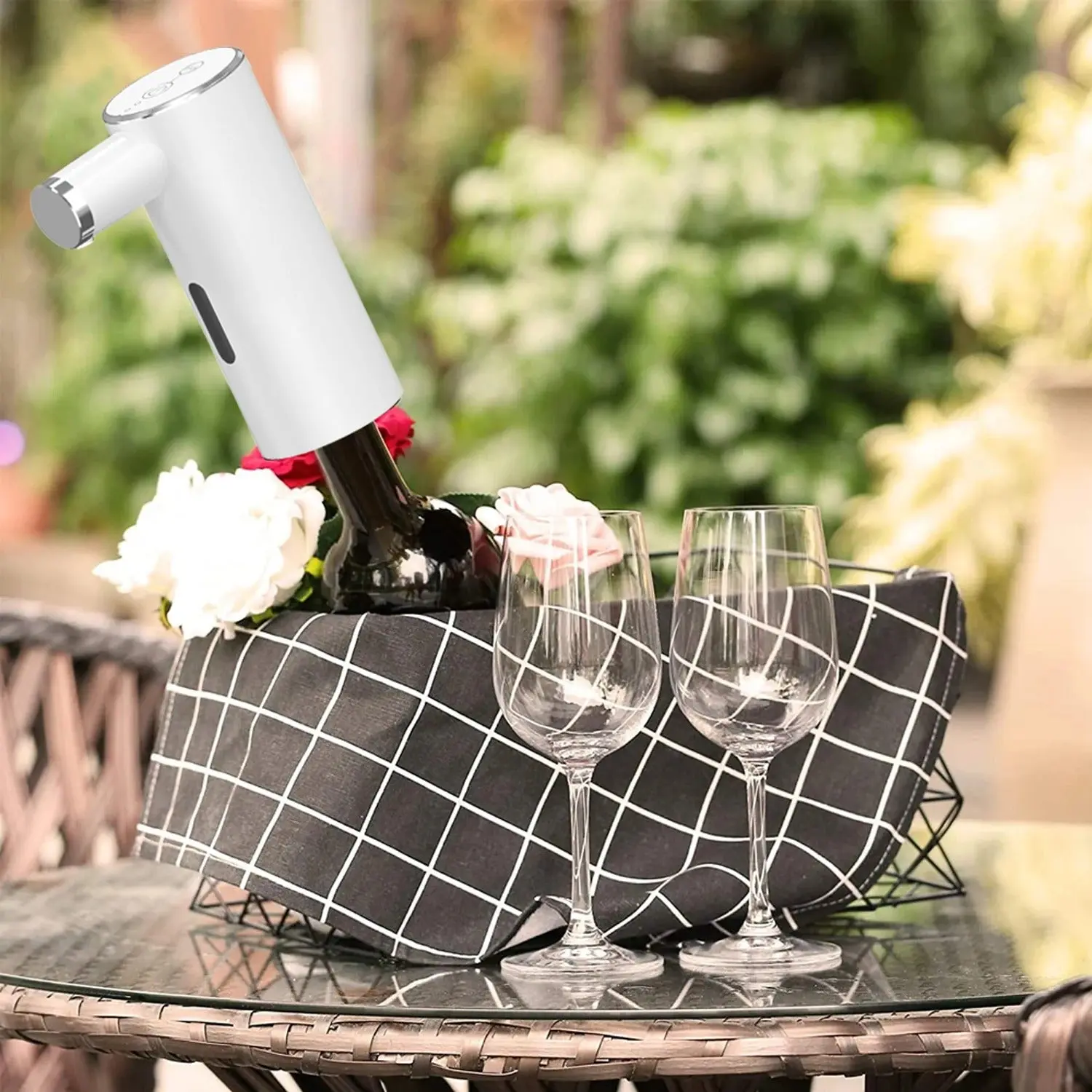 Electric Wine Aerator & Decanter – One-Touch Instant Wine Breather