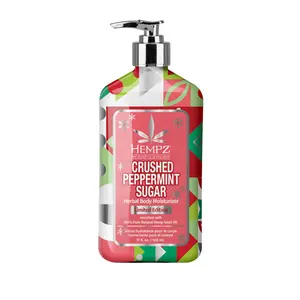 (A)Hempz Crushed Peppermint Sugar Body Lotion – Holiday Edition Moisturizer for Men & Women – 17 fl oz