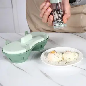 Microwave Egg Steamer, 1 Count Multifunctional Egg Steamer, Creative Egg Steamer, Kitchen Gadgets for Home Use, Utensils