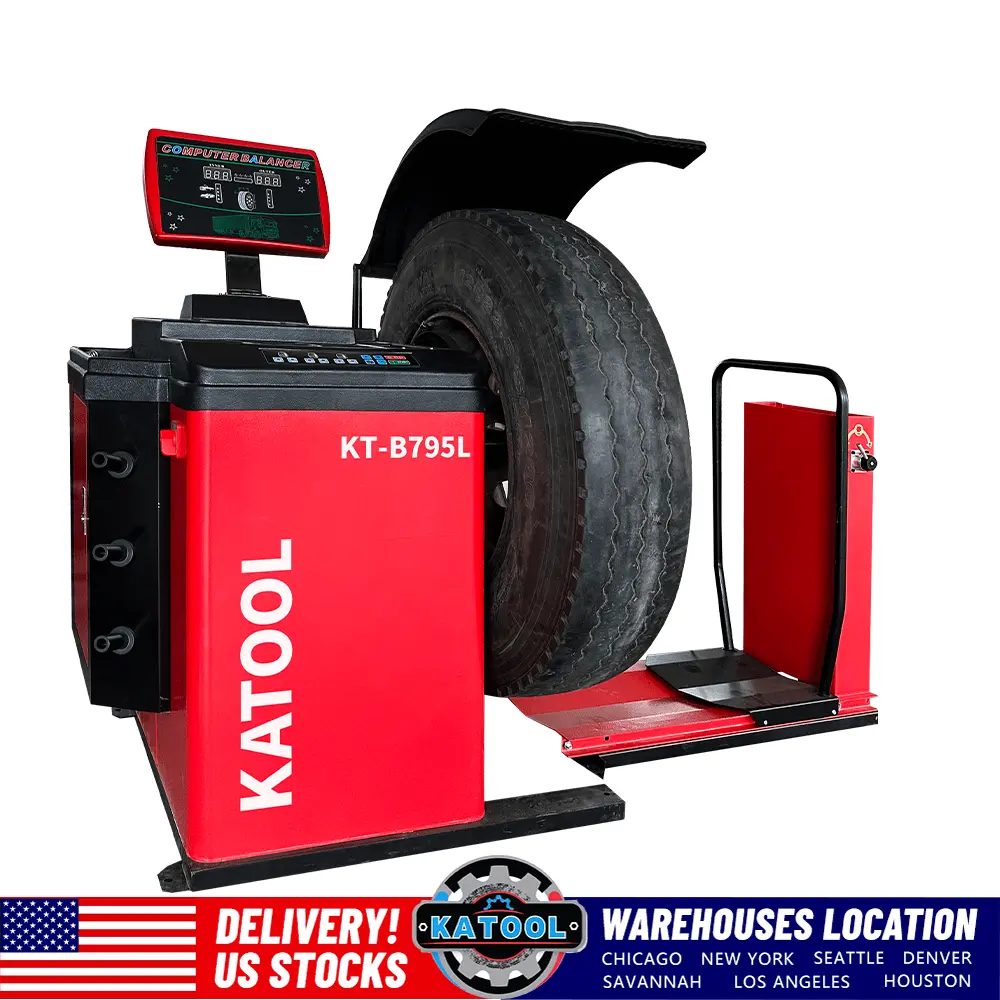 UYFUY-B795 Truck Tire Wheel Balancer Machine Truck Bus Tire Balancing Machine Max Rim 51" 220V