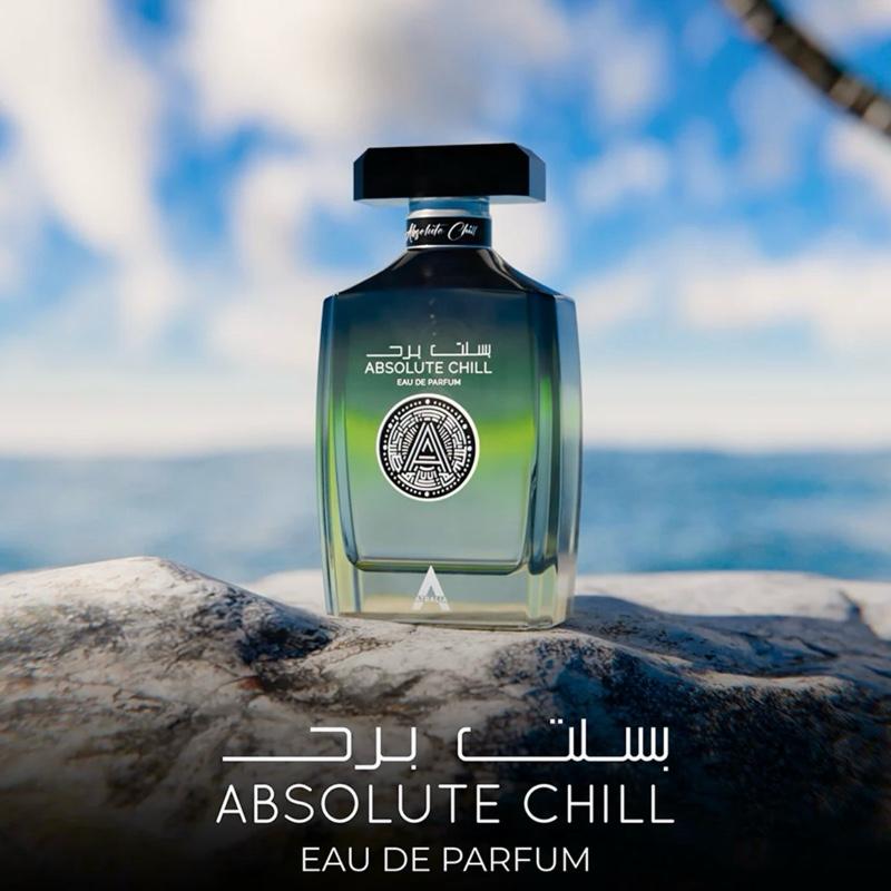 Atralia Absolute Chill 100ml EDP - Citrus Mint Perfume for Men & Women | Green Lemon, Mint, Orange, Blackcurrant | Summer Fresh Long-Lasting Fragrance